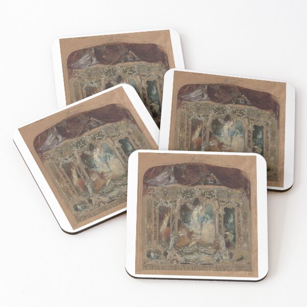 Item preview, Gustav Klimt Austrian painter  Entwurf für den Theatervorhang in Reichenberg (1873–1893) designed and sold by TeeARTHY.