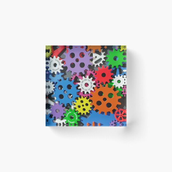 Item preview, Colorful Gear Pattern designed and sold by QasimShah.