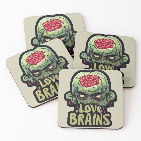 Item preview, Creepy Zombies love Brains With Background designed and sold by luceamart.