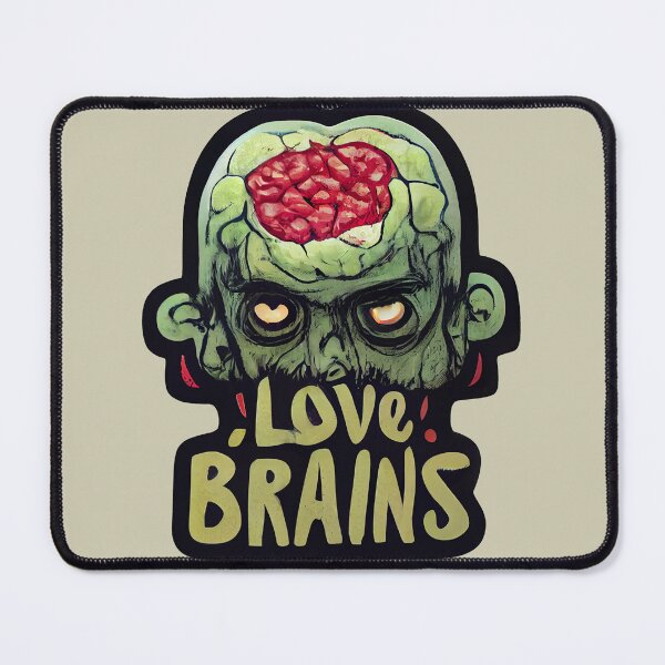 Item preview, Creepy Zombies love Brains With Background designed and sold by luceamart.