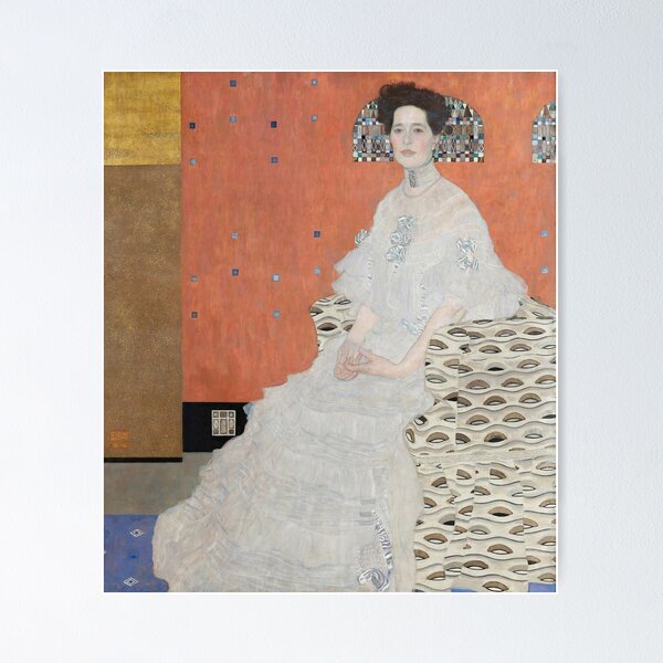 Aperçu de l'œuvre  Gustav Klimt, peintre autrichienne Fritza Riedler (1906) créée et vendue par TeeARTHY.