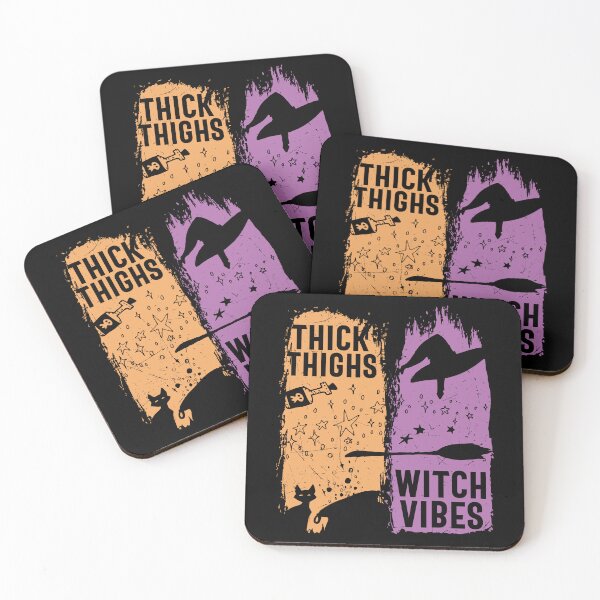 Item preview, THICK THIGHS WITCH VIBES designed and sold by SAFREN.
