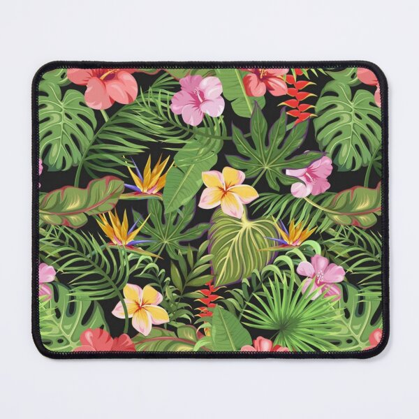 Item preview, Tropical Hibiscus Flowers Floral Botanical Leaves Colorful designed and sold by StudioAkubi.