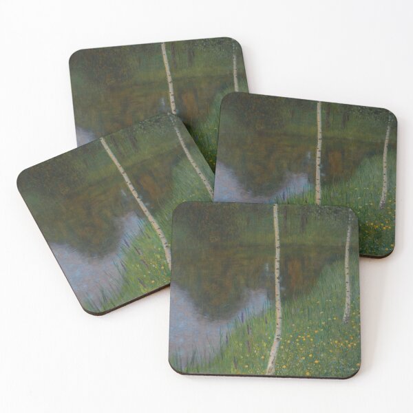 Item preview, Gustav Klimt Austrian painter Lakeshore With Birches designed and sold by TeeARTHY.