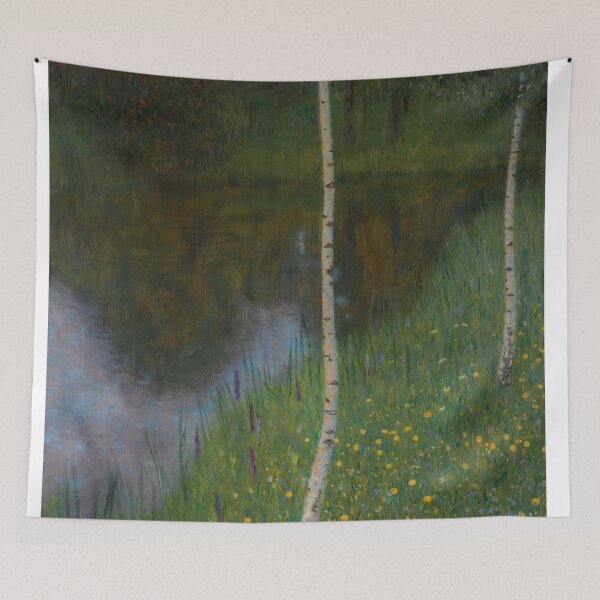 Item preview, Gustav Klimt Austrian painter Lakeshore With Birches designed and sold by TeeARTHY.