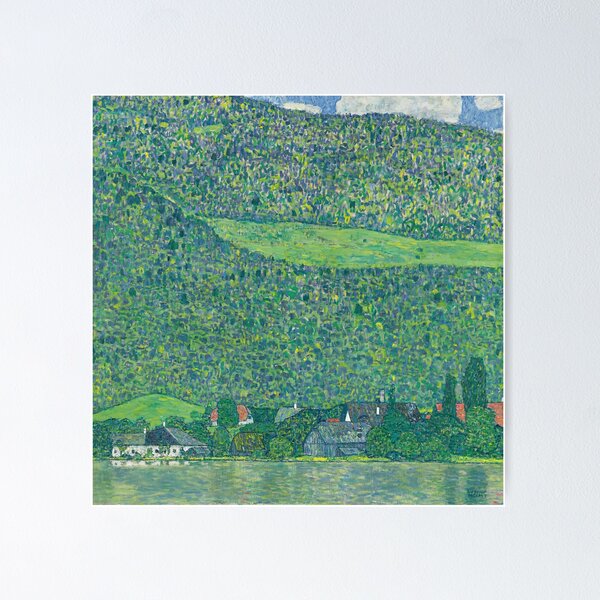 Aperçu de l'œuvre Gustav Klimt peintre autrichien Litzlberg am Attersee (1914 - 1915) créée et vendue par TeeARTHY.