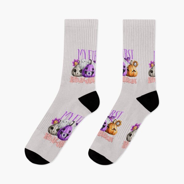 Item preview, My First Halloween - pumpkins and ghosts  designed and sold by IKERAS.