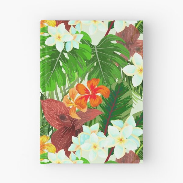 Item preview, Tropical Hibiscus Flowers Floral Botanical Leaves Colorful designed and sold by StudioAkubi.