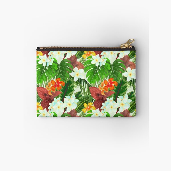 Item preview, Tropical Hibiscus Flowers Floral Botanical Leaves Colorful designed and sold by StudioAkubi.