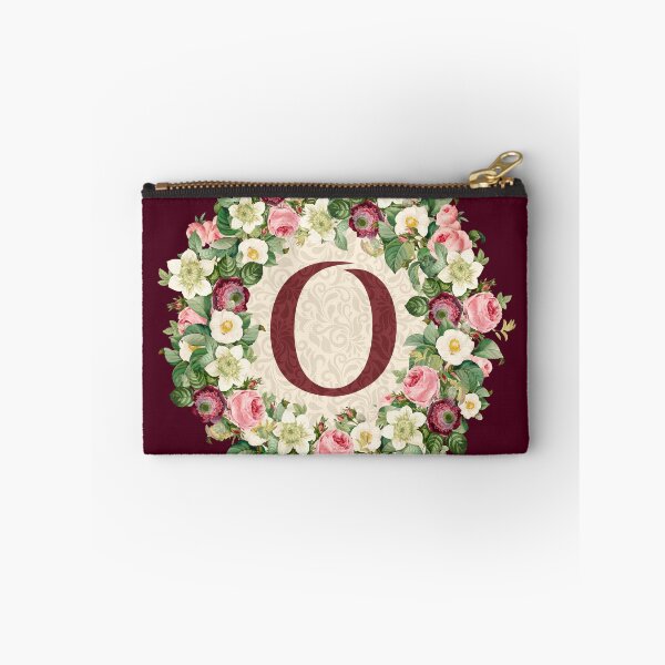 Item preview, Monogramed Initial Letter O Roses Peonies Flower Pattern designed and sold by MintaApparel.