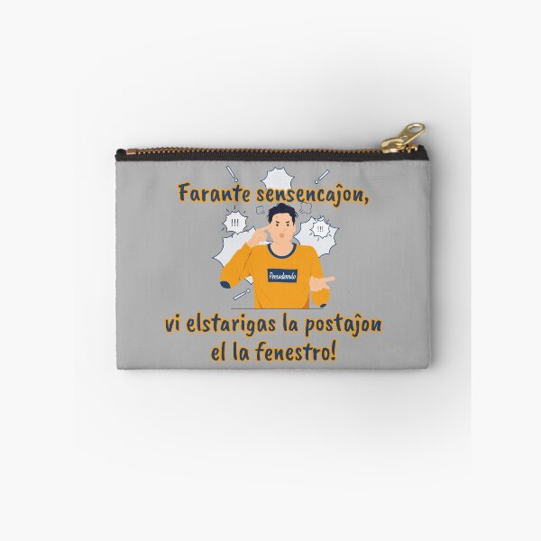 Item preview, Farante sensencaĵon vi elstarigas la postaĵon el la fenestro! designed and sold by Zebastjan Johanzen.