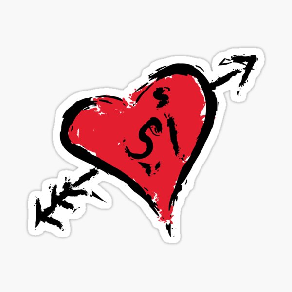 I <3 mom sailor tattoo in arabic! Sticker