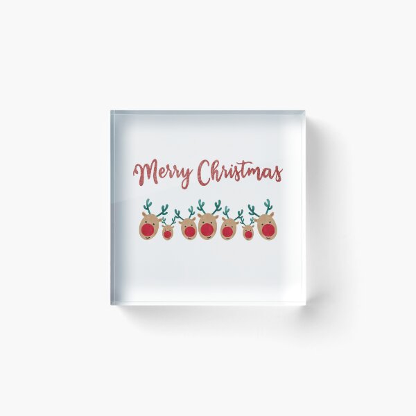 Item preview, Cute cartoon Merry Christmas reindeer gifts for reindeers and Christmas lovers  designed and sold by haRexia.