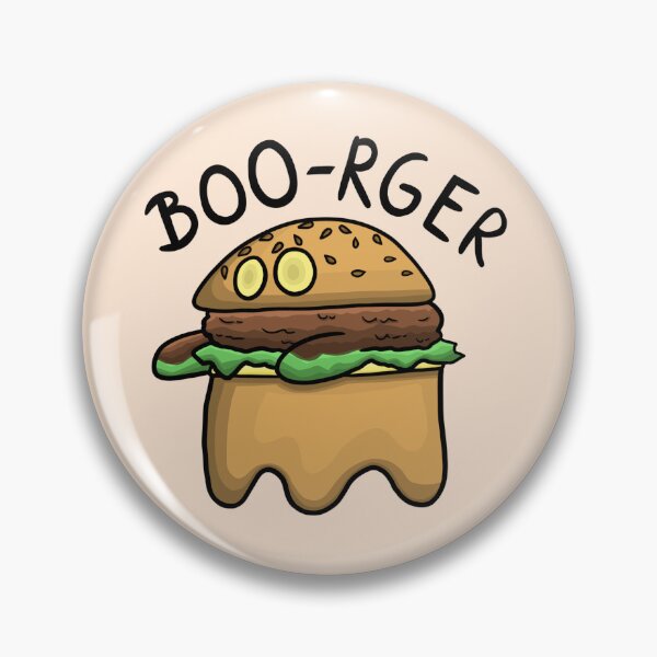 Item preview, Fantasma de hamburguesa Boo-rger designed and sold by babysnaily.