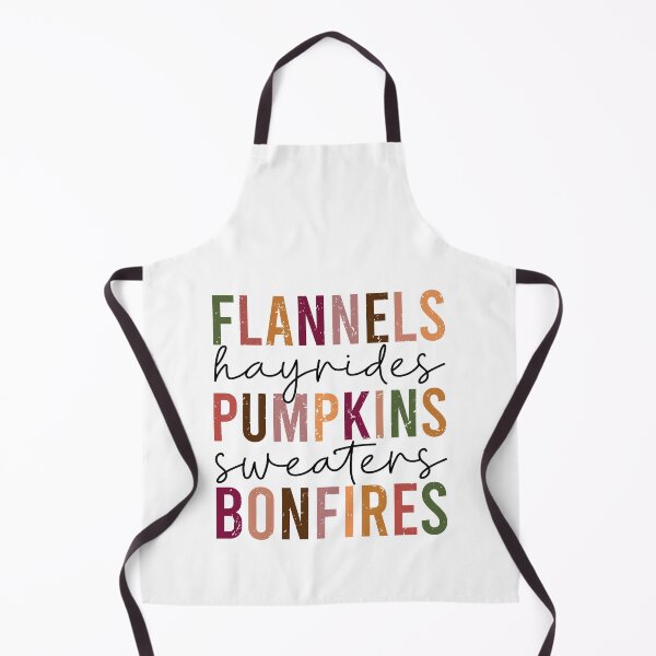 Item preview, Flannels Hayrides Pumpkins sweaters Bonfires - fall sayings designed and sold by print hasan.