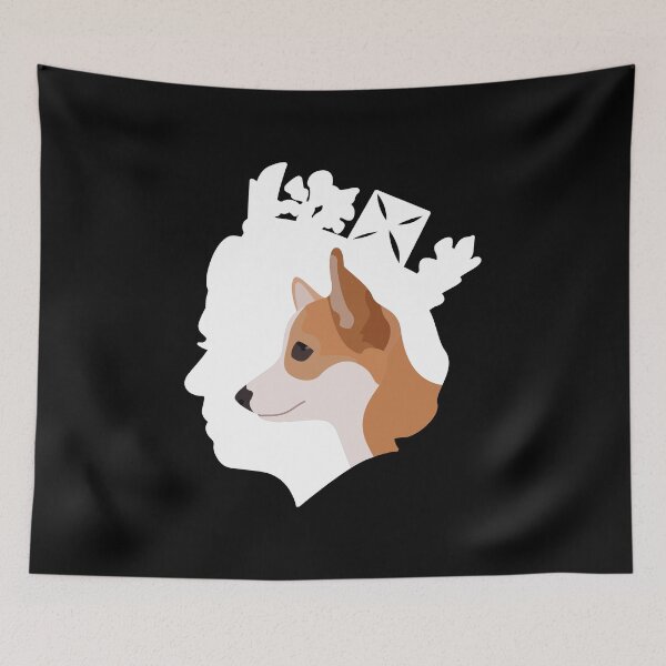 Item preview, Q Lizzy Corgi designed and sold by Blondiabshop.
