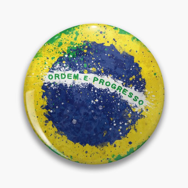 Item preview, Brazil Style Flag designed and sold by balustore.