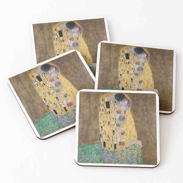 Item preview,  Gustav Klimt Austrian painter The kiss (lovers) (1908) designed and sold by TeeARTHY.
