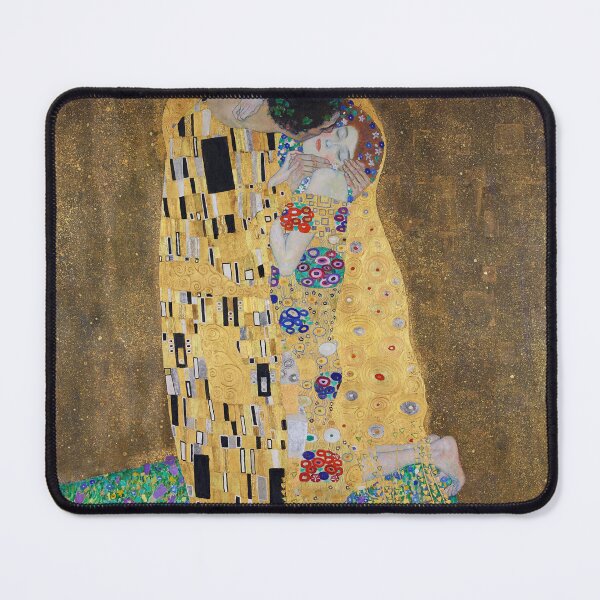 Aperçu de l'œuvre  Gustav Klimt peintre autrichien Le baiser (les amoureux) (1908) créée et vendue par TeeARTHY.