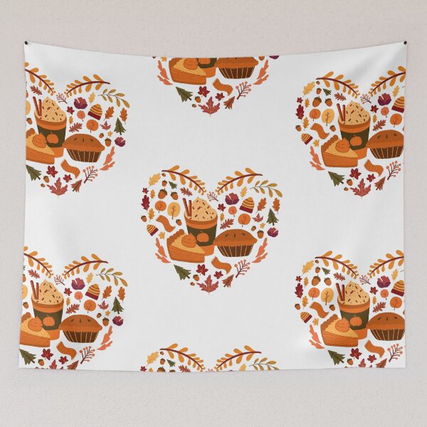 Item preview, Fall coffee pumpkin spice latte iced warm cozy autumn heart designed and sold by ibeargifts.