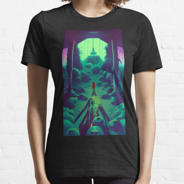 Vintage Synth Retro Dreamscape "Tomb" Essential T-Shirt