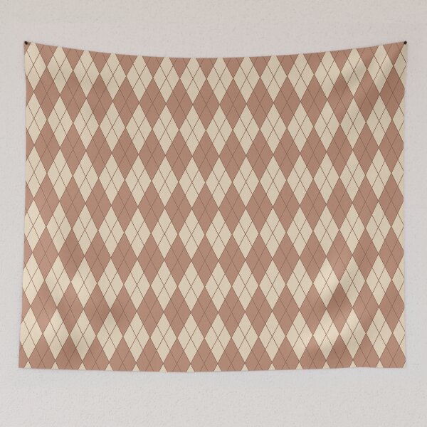 Item preview, Tan and Brown Argyle designed and sold by ThisSaysMe.