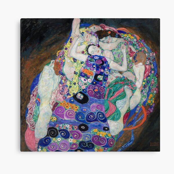 Aperçu de l'œuvre  Gustav Klimt peintre autrichien La Jeune Fille (1913) créée et vendue par TeeARTHY.