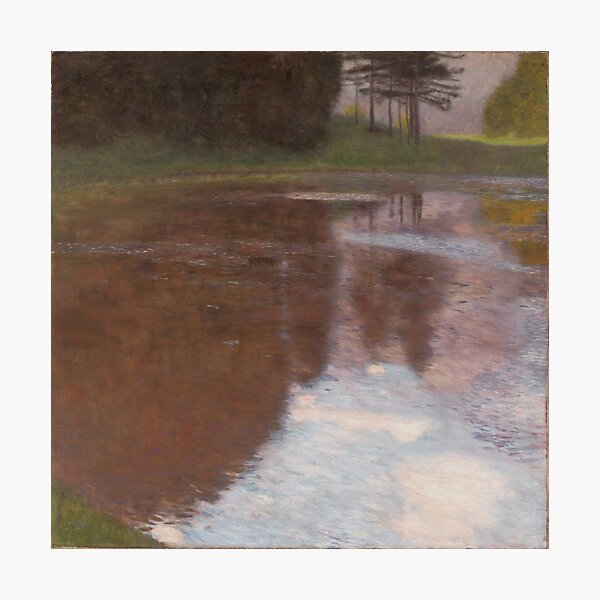 Item preview, Gustav Klimt peintre autrichien Tranquil Pond (Egelsee près de Golling, Salzbourg) (1899) designed and sold by TeeARTHY.