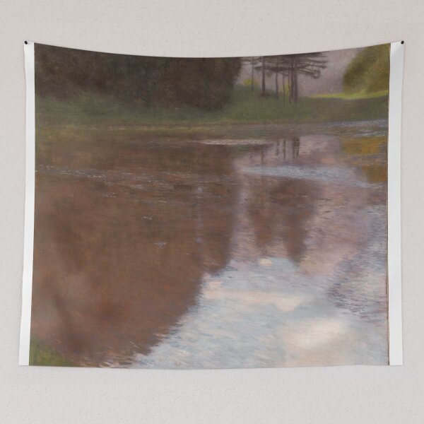 Item preview, Gustav Klimt Austrian painter Tranquil Pond (Egelsee near Golling, Salzburg) (1899) designed and sold by TeeARTHY.