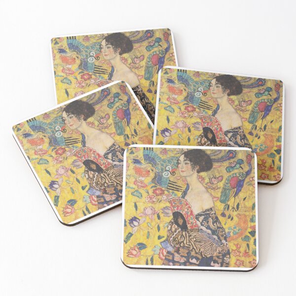 Item preview, Gustav Klimt Austrian painter Woman with fan (1917-1918) designed and sold by TeeARTHY.