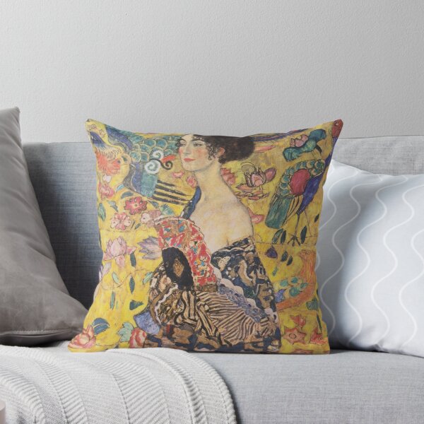 Item preview, Gustav Klimt Austrian painter Woman with fan (1917-1918) designed and sold by TeeARTHY.