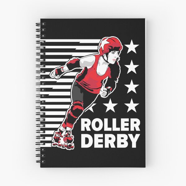 Item preview, Roller Derby Girl - Speed Lines - White/Red - Roller Derby designed and sold by Design Raptor.