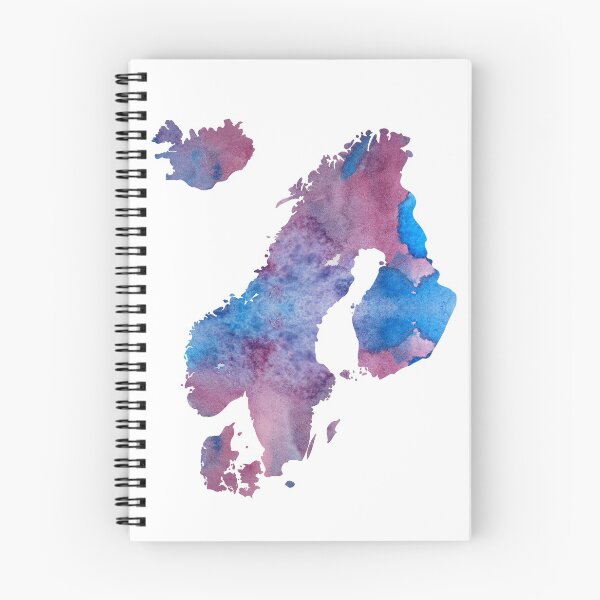 Item preview, Scandinavia silhouette designed and sold by BittenByErmines.