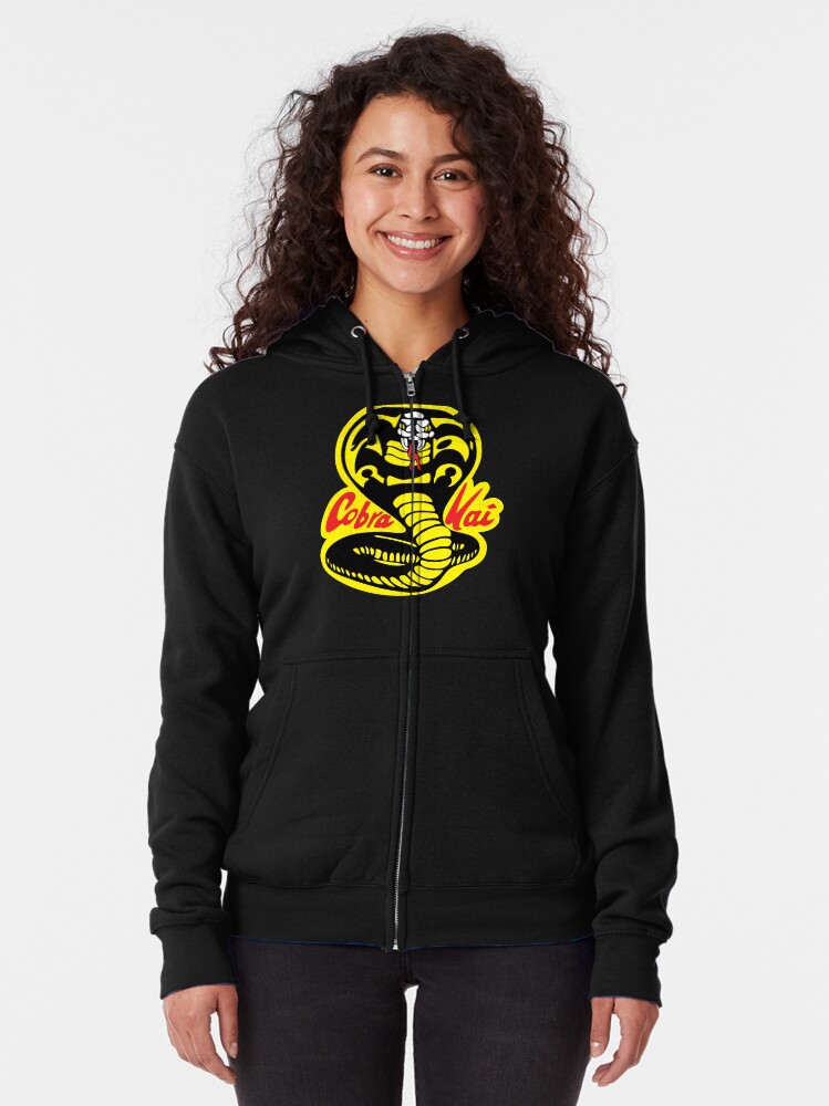 Cobra kai zipper discount hoodie