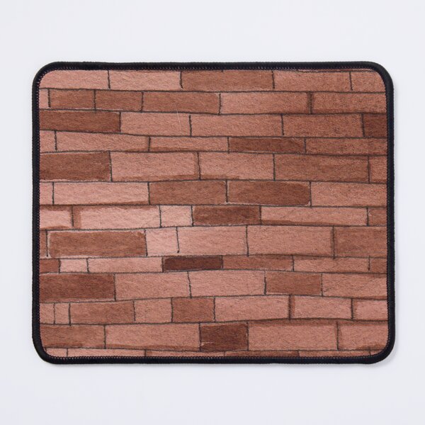 Item preview, Watercolor Red Brick Wall designed and sold by PotluckPrints.
