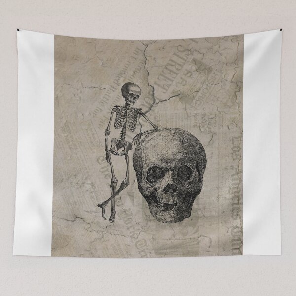 Item preview, Vintage Halloween Skeleton designed and sold by Dal Thibian.