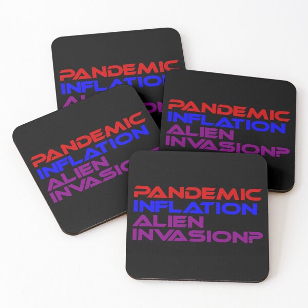 Item preview, Inflation Survivor Pandemic Inflation Alien Invasion designed and sold by Sonatablue.