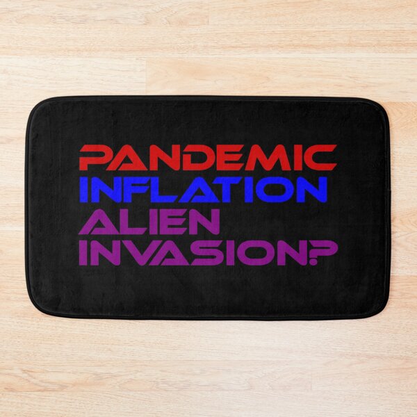 Artikelvorschau, Inflation Survivor Pandemie Inflation Alien Invasion entworfen und verkauft von Sonatablue.