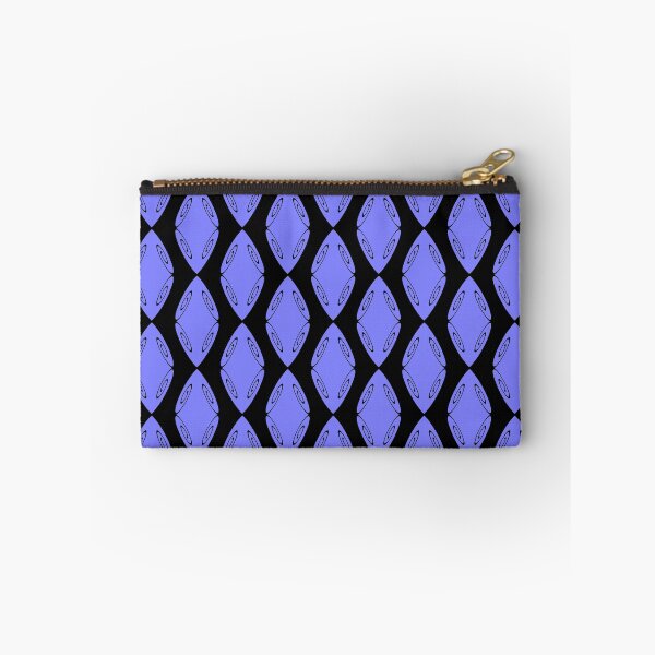 Item preview, Spiral Diamond Shield Blue on Black Repeat 5748 designed and sold by Art in My Loft.