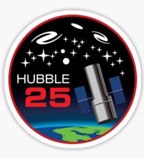 NASA Hubble Telescope 25 Year Anniversary Sticker