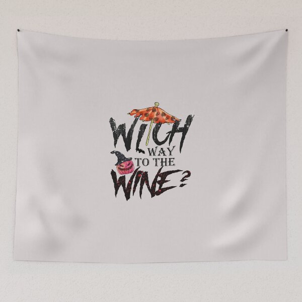 Item preview, Halloween Wines - Witch Way To The Wine  designed and sold by IKERAS.