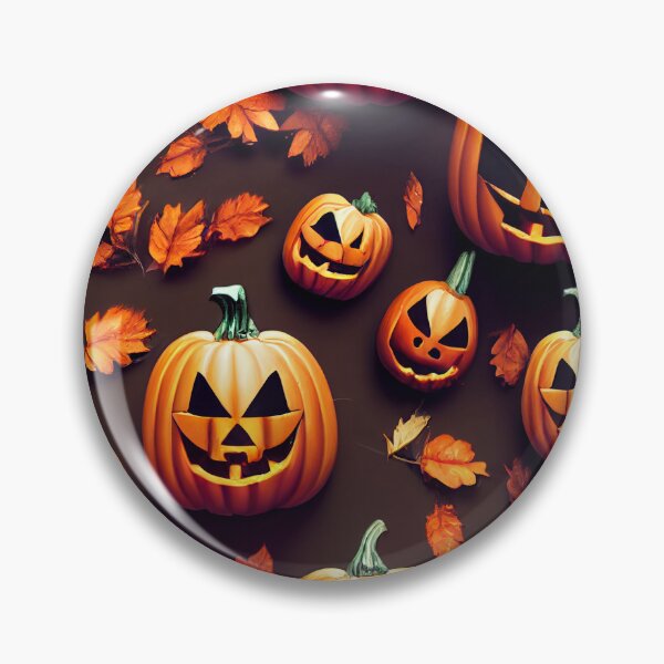 Item preview, Halloween Autumn Pumpkins Pattern designed and sold by fuseleven.