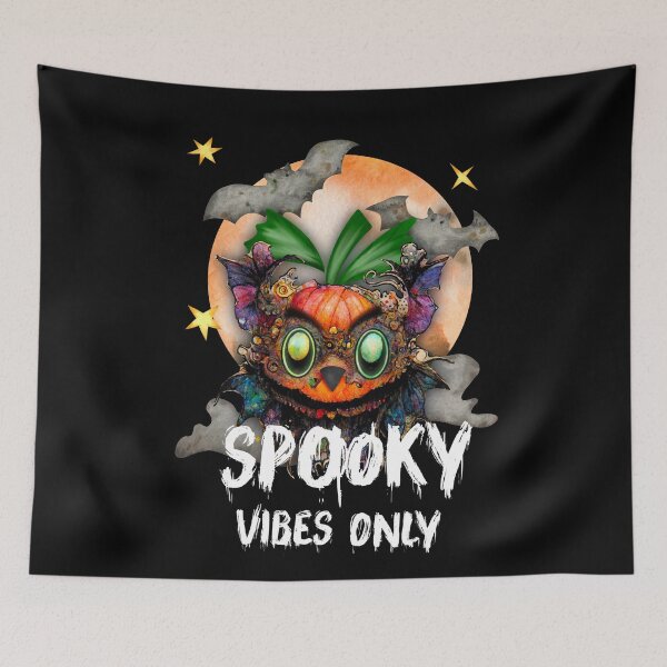 Item preview, Spooky Vibes Only, Halloween Vibes designed and sold by orangeblue21.