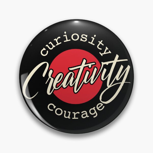 Item preview, Creativity Curiosity Courage designed and sold by Huhnerdieb Apparel.