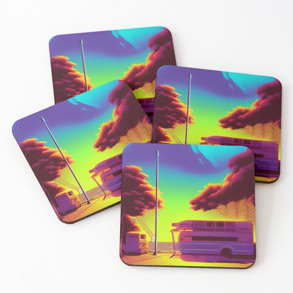 Item preview, Vintage Retro Tranquil Dreamscape "RV" designed and sold by Dreamscape Apparel.
