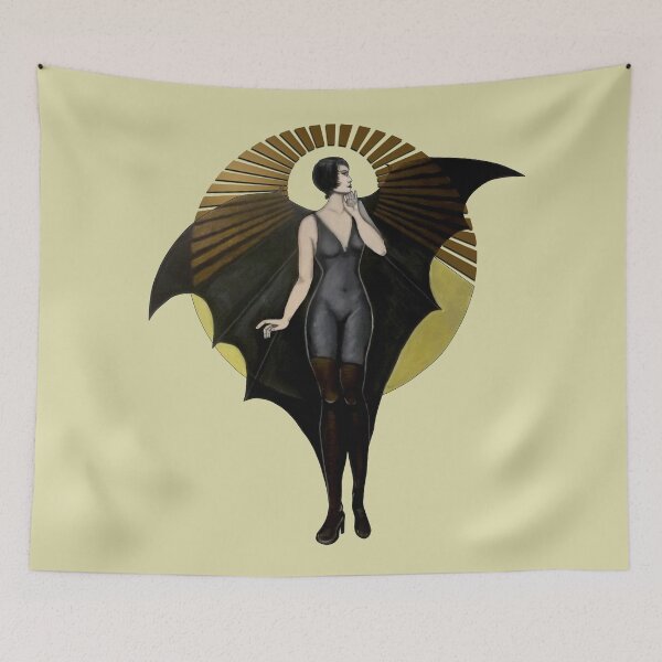 Item preview, Gone Batty Moonglow Yellow designed and sold by artistdiat.