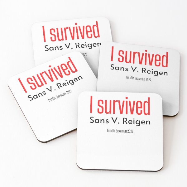 Item preview, I Survived Sans vs Reigen - Tumblr Sexyman Poll 2022 designed and sold by SundaySoup.
