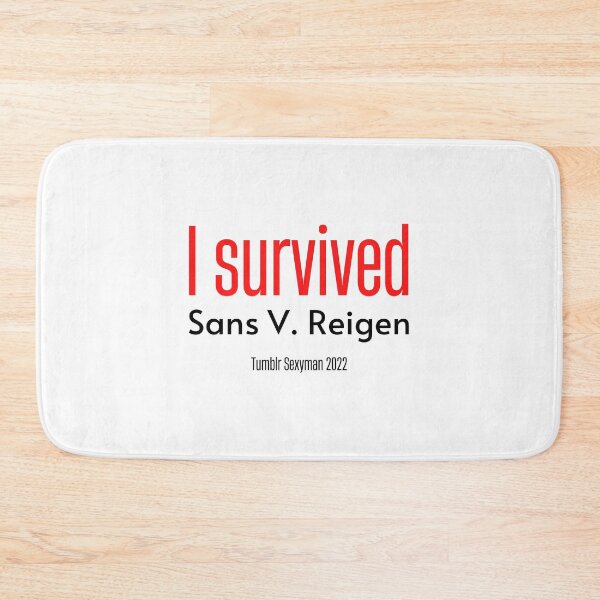 Item preview, I Survived Sans vs Reigen - Tumblr Sexyman Poll 2022 designed and sold by SundaySoup.