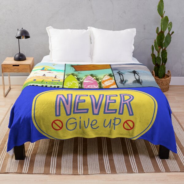 Item preview, Never Give UP,  JUST GO designed and sold by starfishstuff.