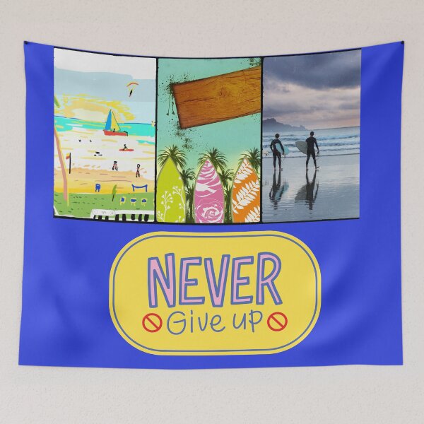 Item preview, Never Give UP,  JUST GO designed and sold by starfishstuff.